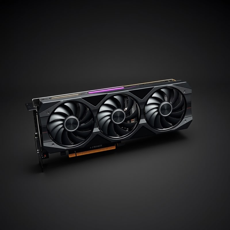 NVIDIA GeForce RTX 5080 product render